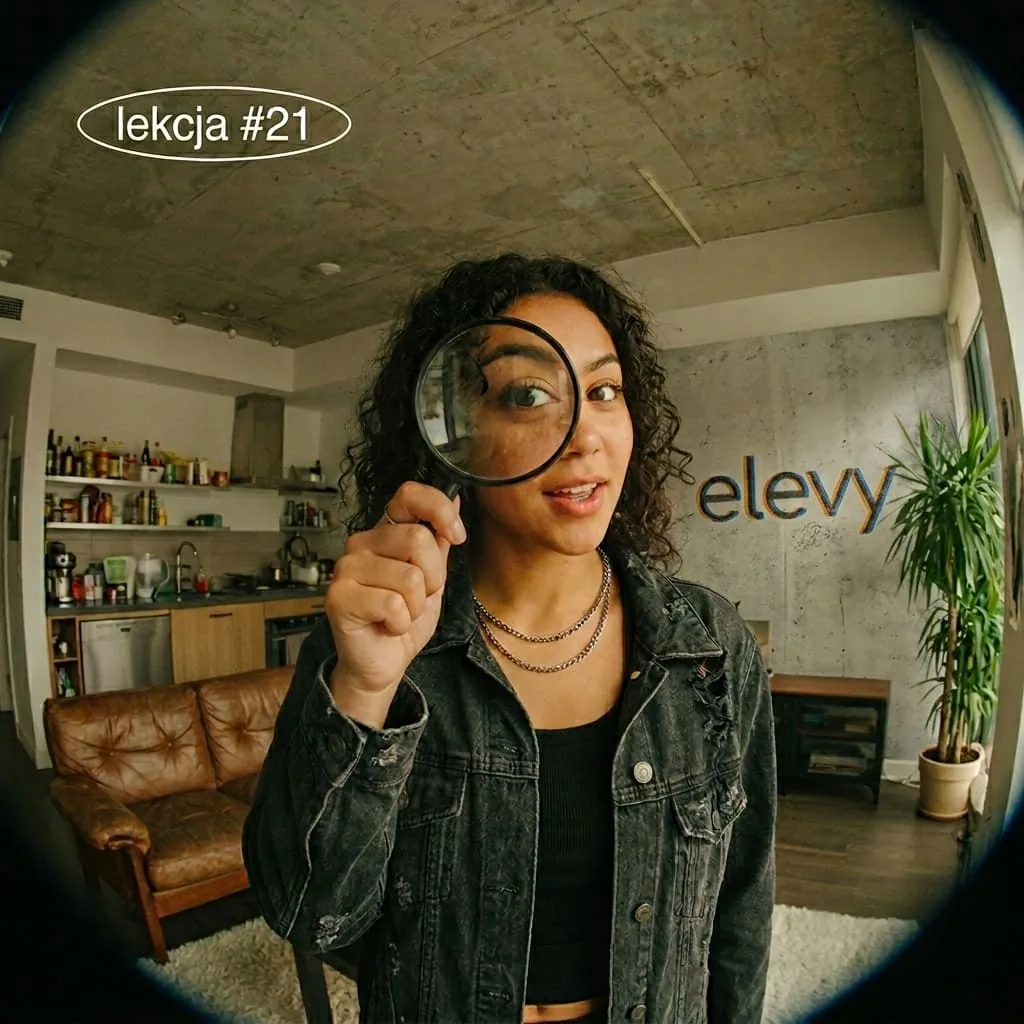Twórczyni Elevy nagrywająca lekcję #21